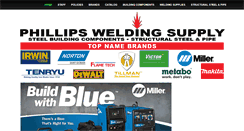 Desktop Screenshot of phillipsweldingsupply.com